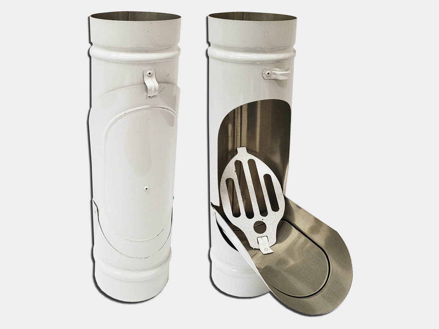 Plain Round Aluminum 0.027" Downspout Leaf Cleanout