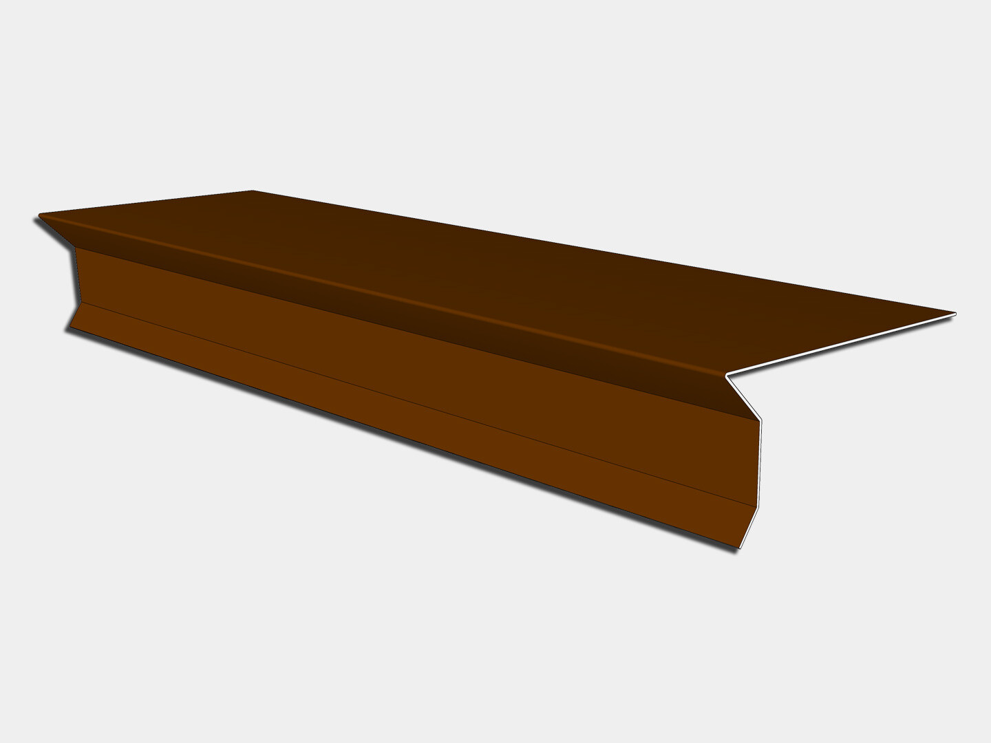 DStyle Shingle Roof Kynar™ Steel Drip Edge 24 Gauge