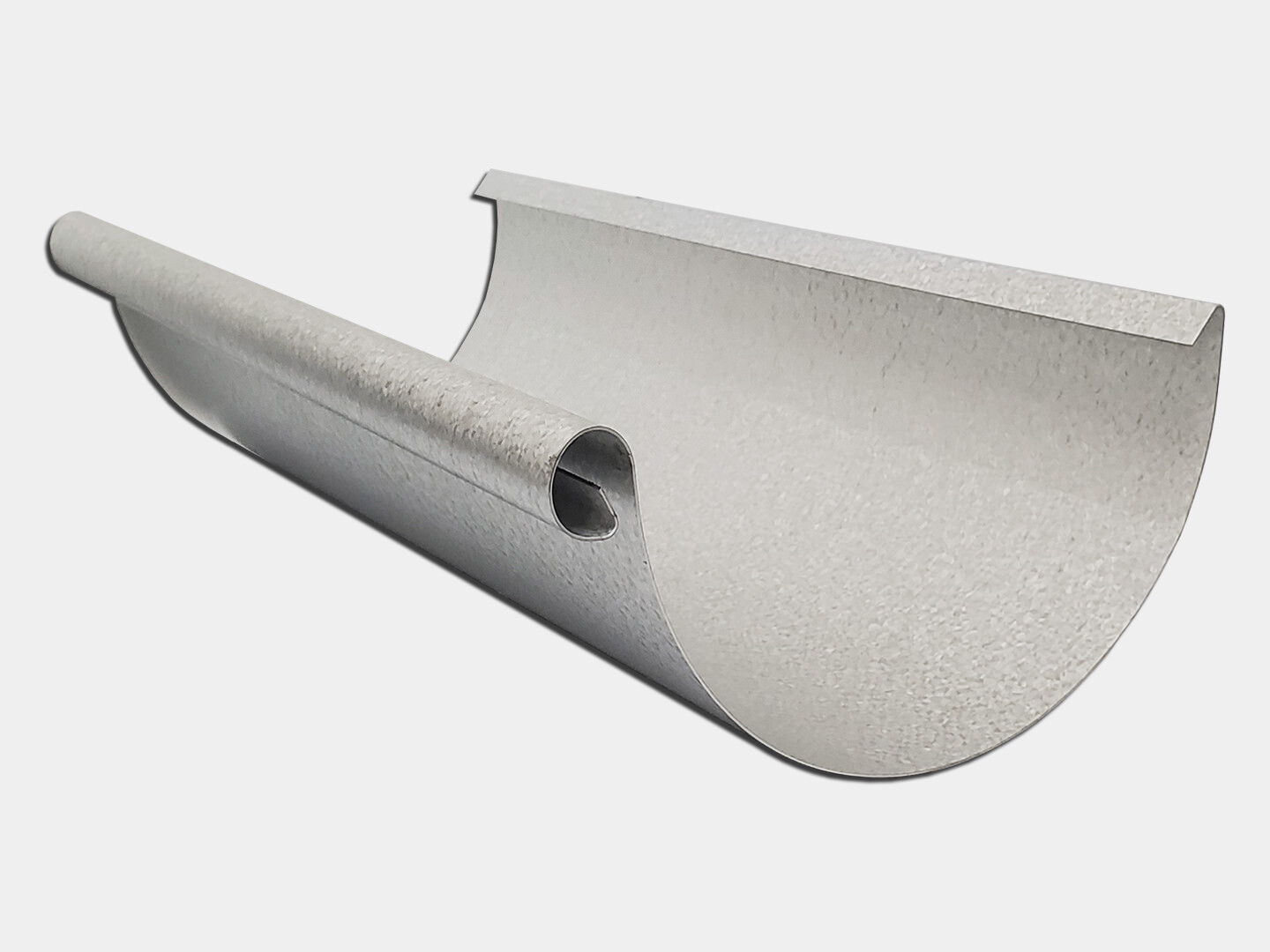 Euro Bead Galvalume Half Round Gutter