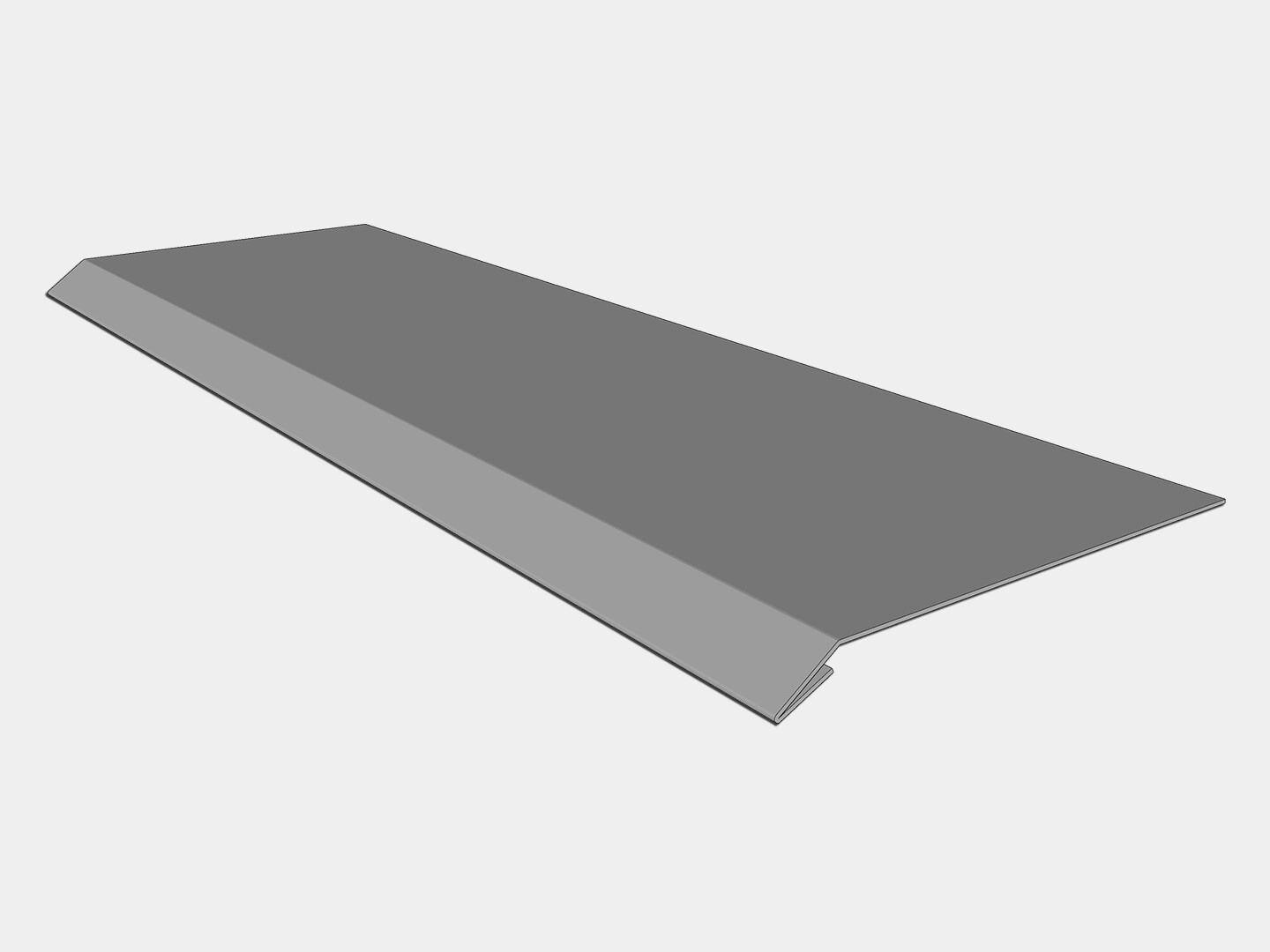 26 Gauge Stainless Steel Masonry Drip Edge 10'