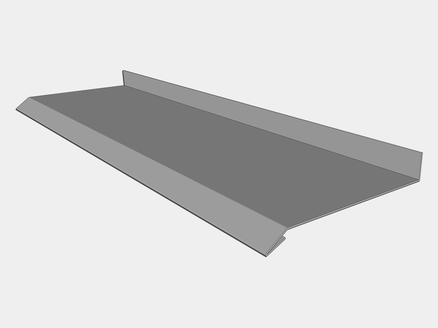 Custom Stainless Steel Masonry Drip Edge 10'