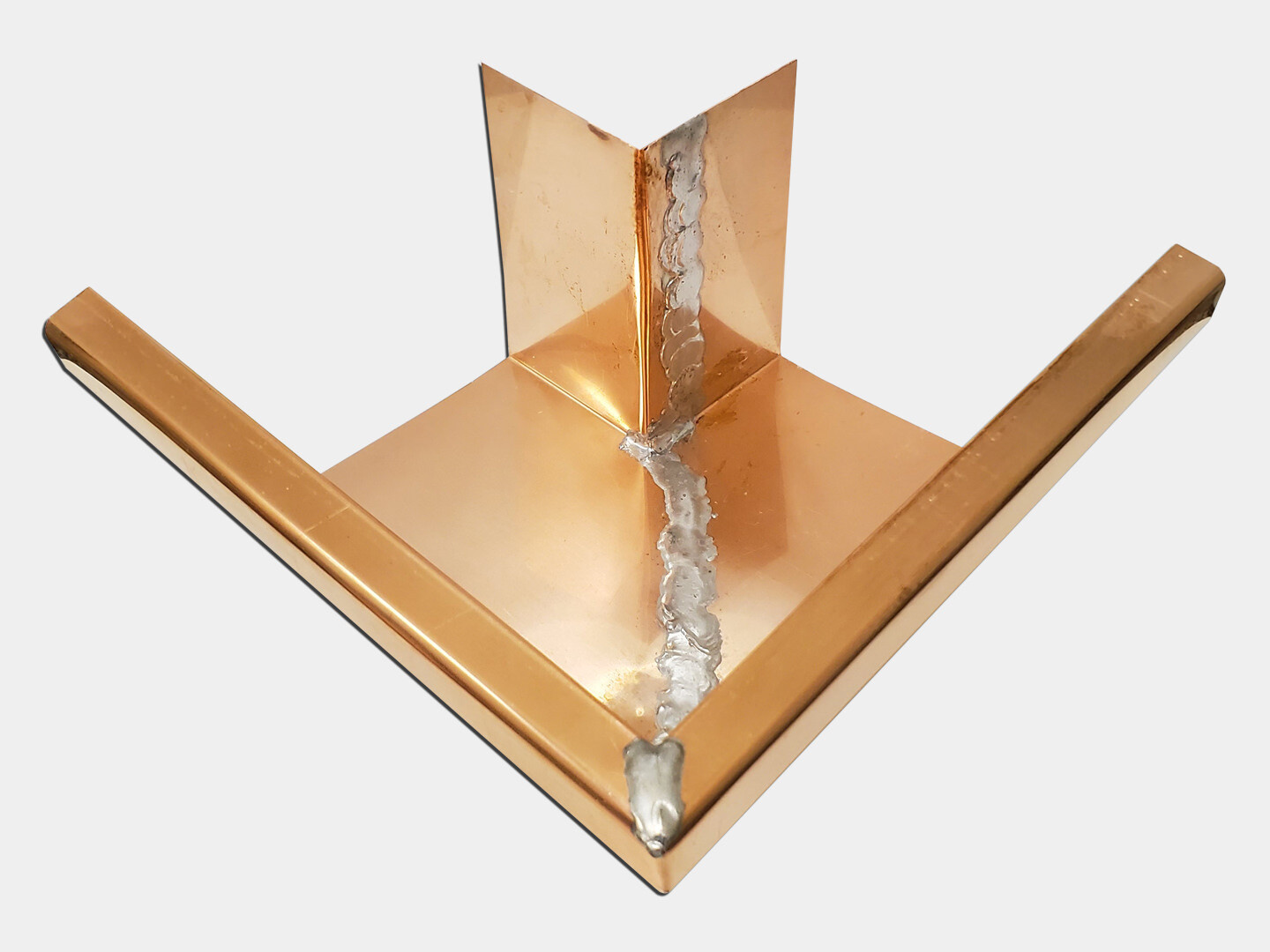 Copper KStyle Gutter Outside Miter K&M Gutter Supply
