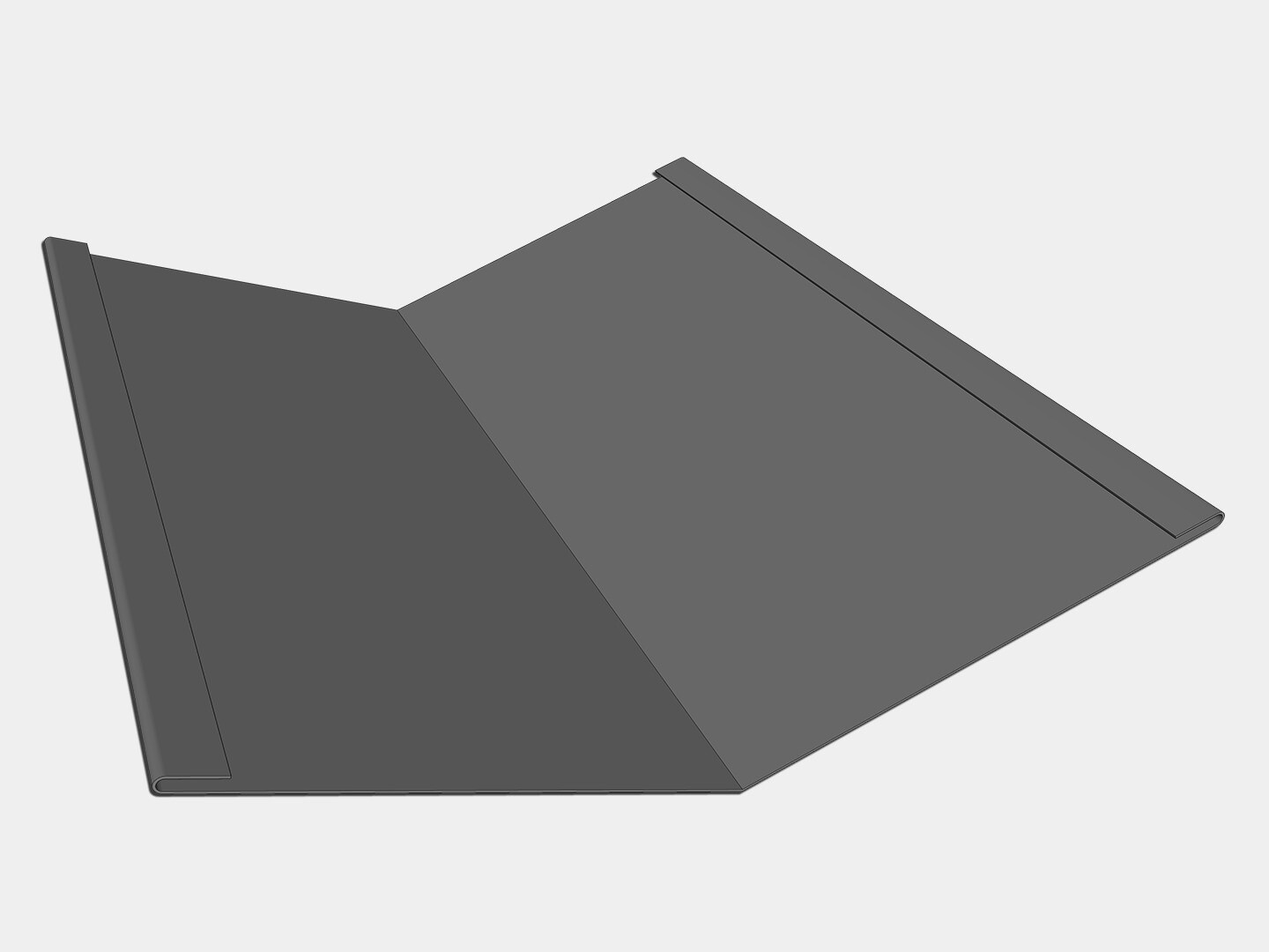 Lead Coated Copper V Valley Roof Flashing Metal