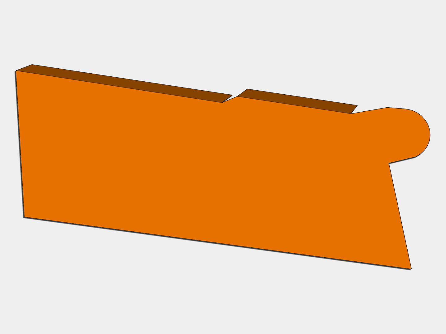 Copper Solid Gutter Cover End Cap