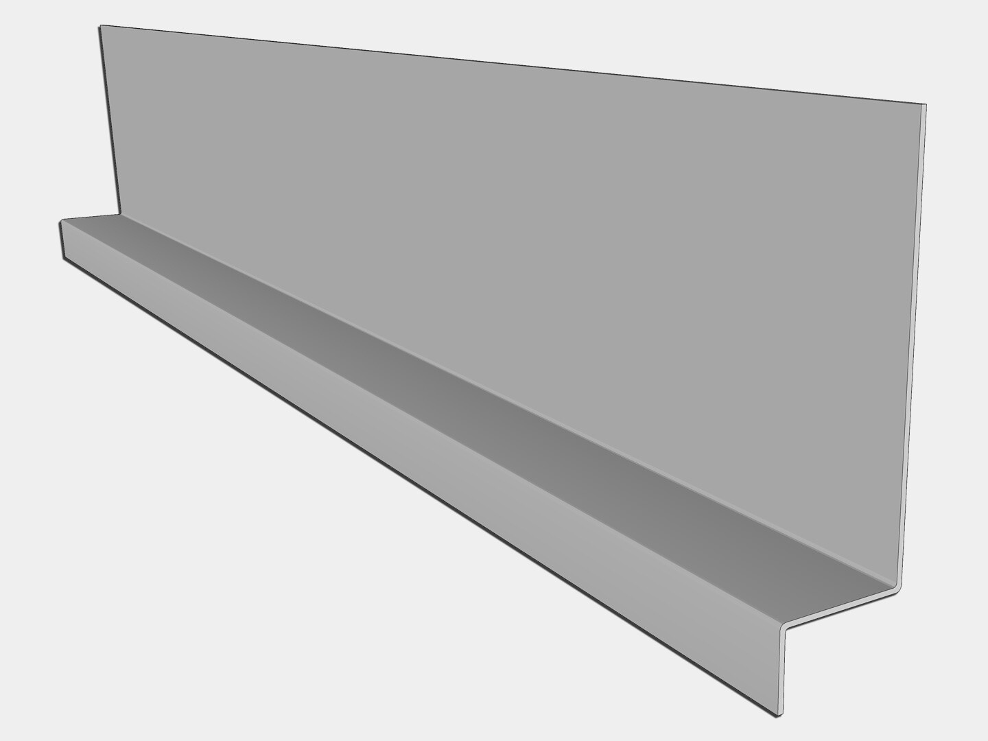 Galvalume Plus Z Flashing 3/8", 5/8" & Custom Size