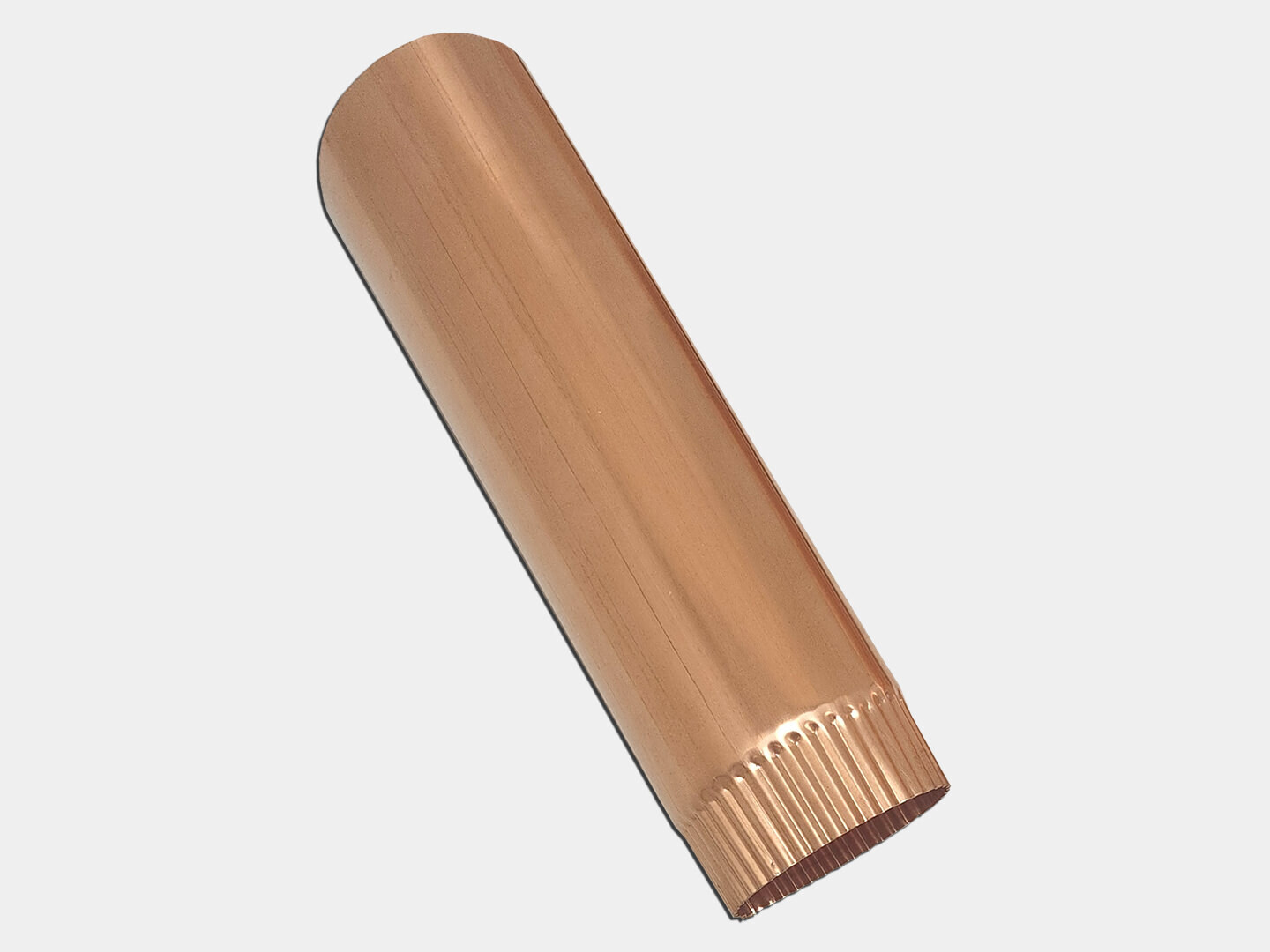 Plain Round Copper Downspout K&M Gutter Supply