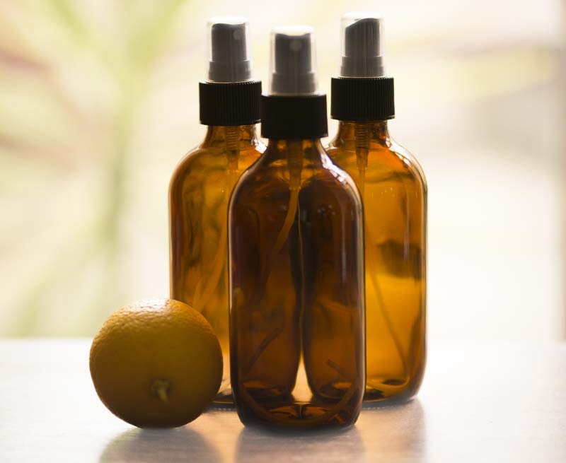 Amber Glass Spray or Pump bottles are recyclable Amber Glass Jars