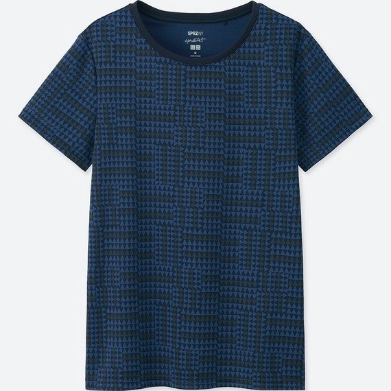Uniqlo WOMEN SPRZ NY DRY-EX CREW NECK T-SHIRT (FRANCOIS 