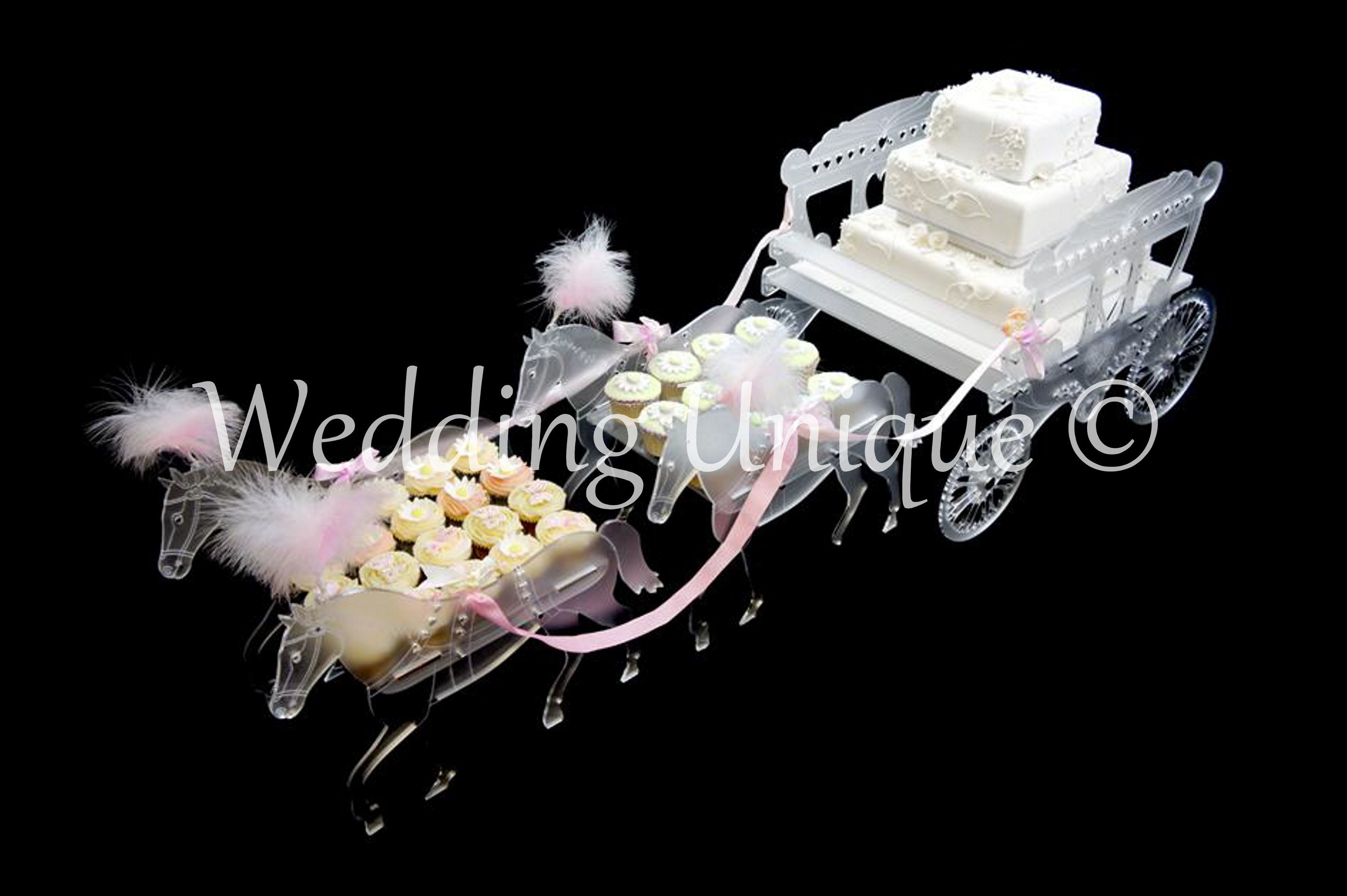 Horse and Carriage Cake stands