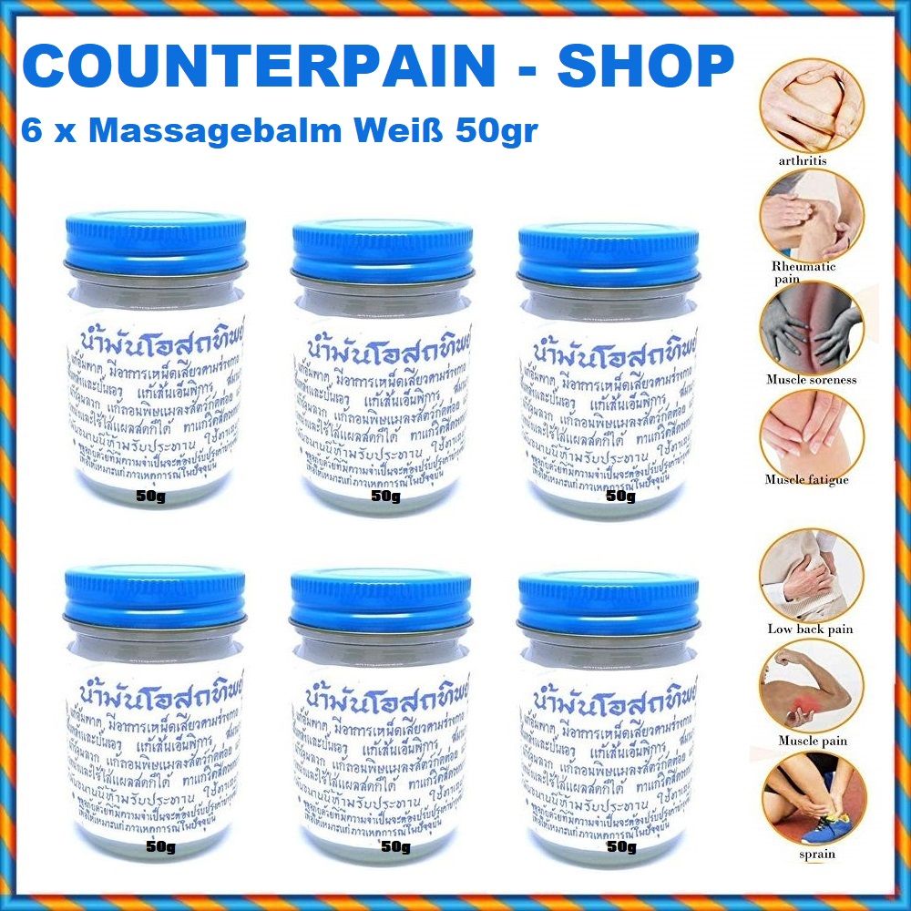 6 X Massage Balm 50g