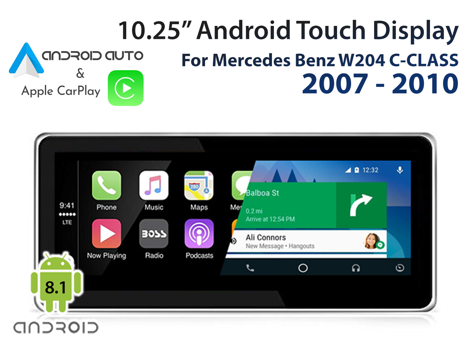 Carplay мерседес w204