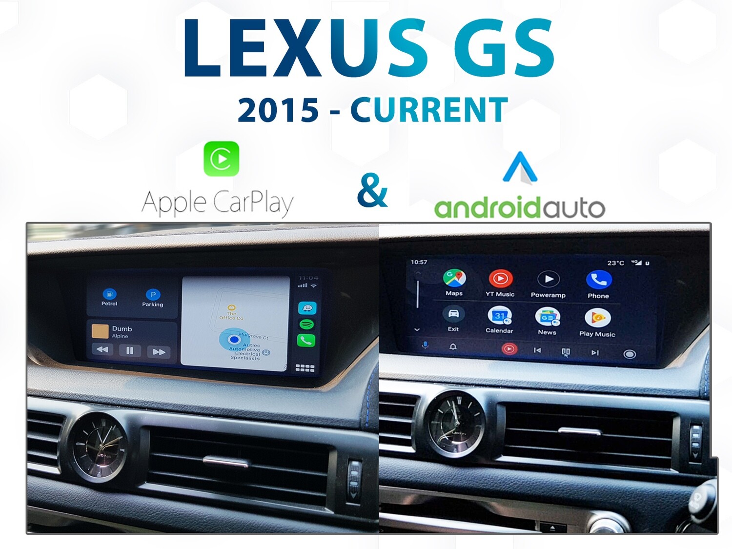 Lexus GS Android Auto & Apple CarPlay