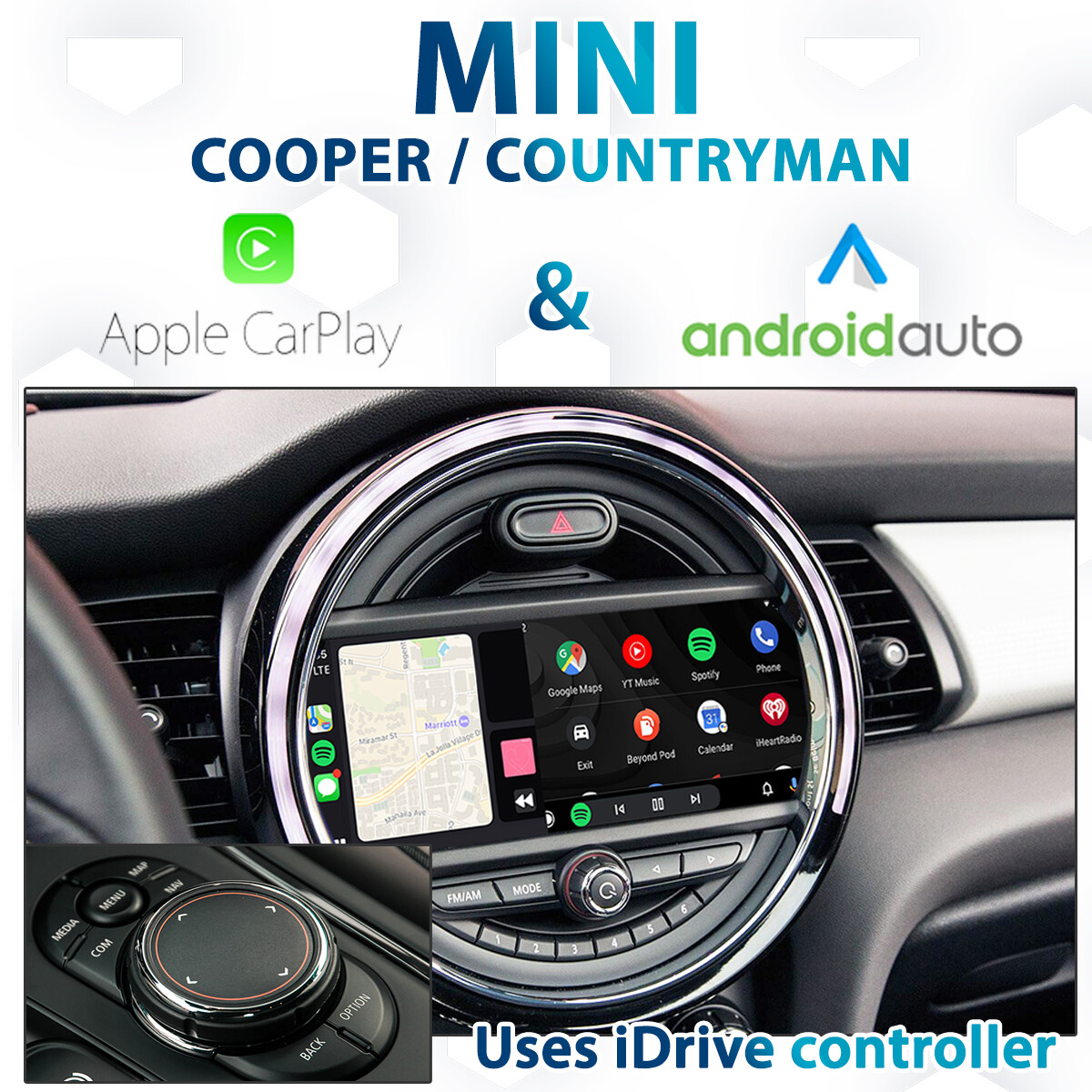 MINI COOPER / COUNTRYMAN NBT CarPlay Android Auto