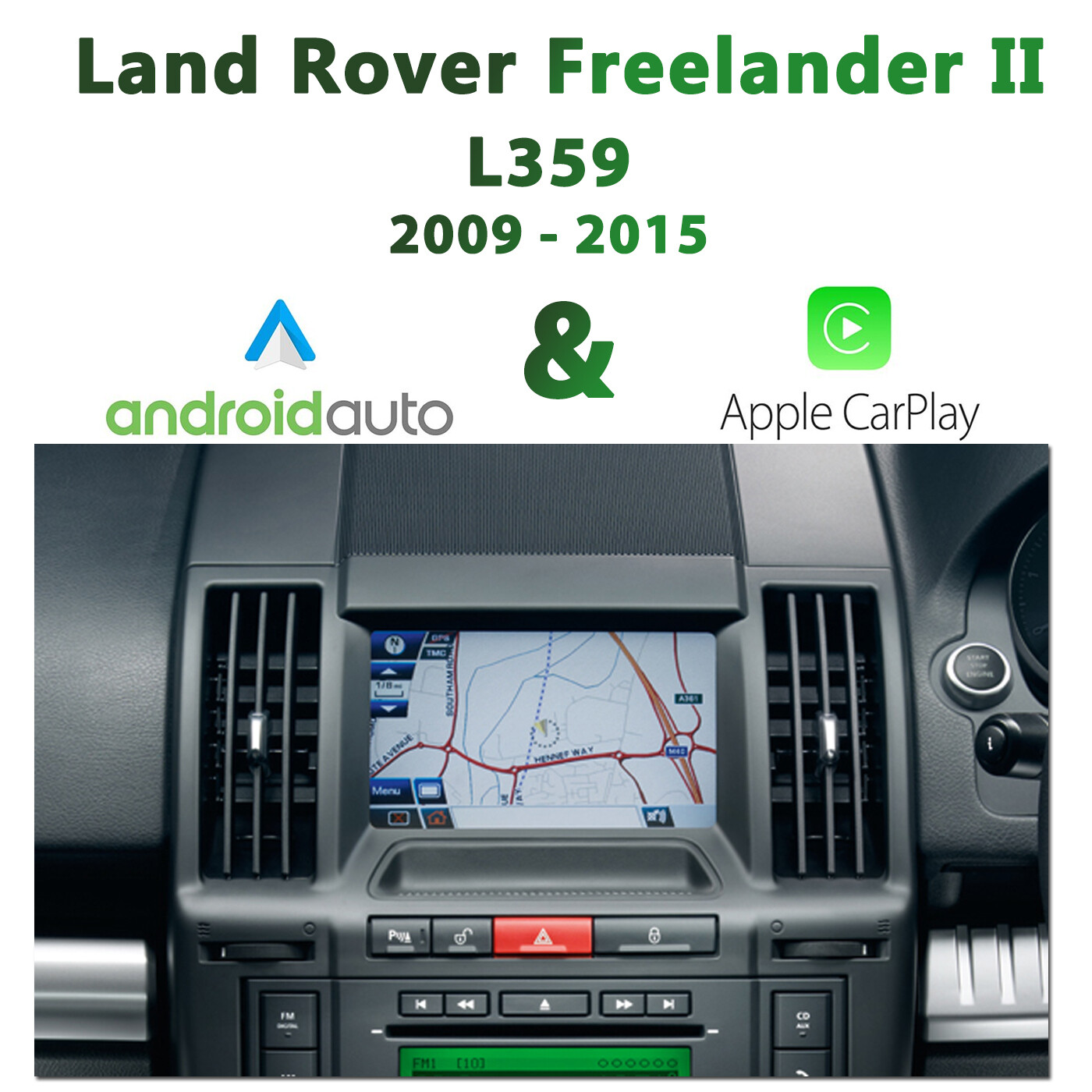 [20102012] Land Rover Freelander 2 Apple CarPlay & Android Auto