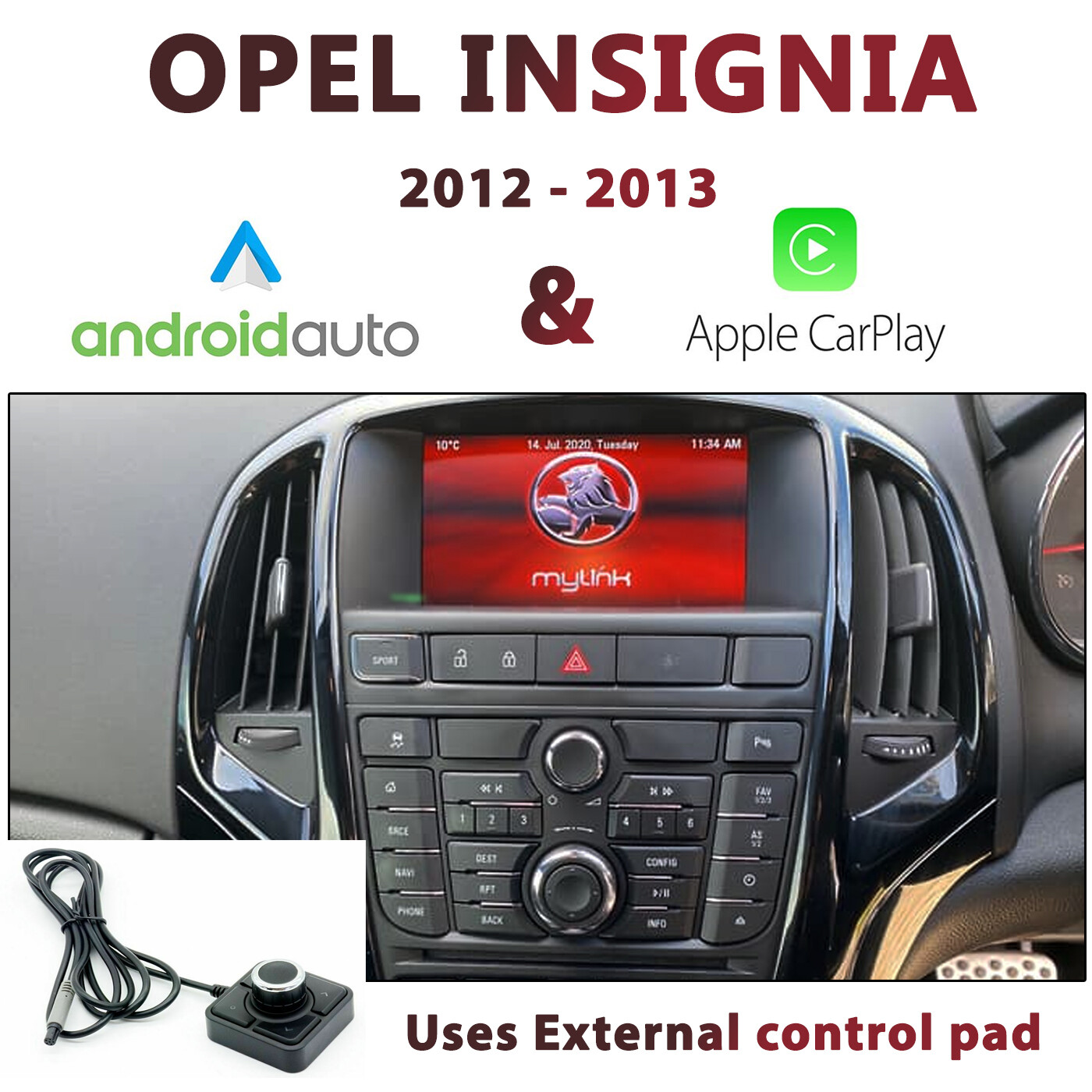 [20122013] Opel Insignia Apple CarPlay & Android Auto