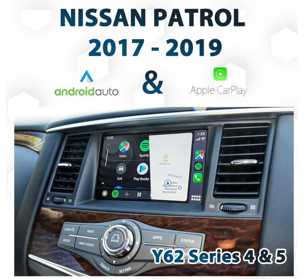 Nissan Y62 PATROL / Series 4 CarPlay & Android Auto