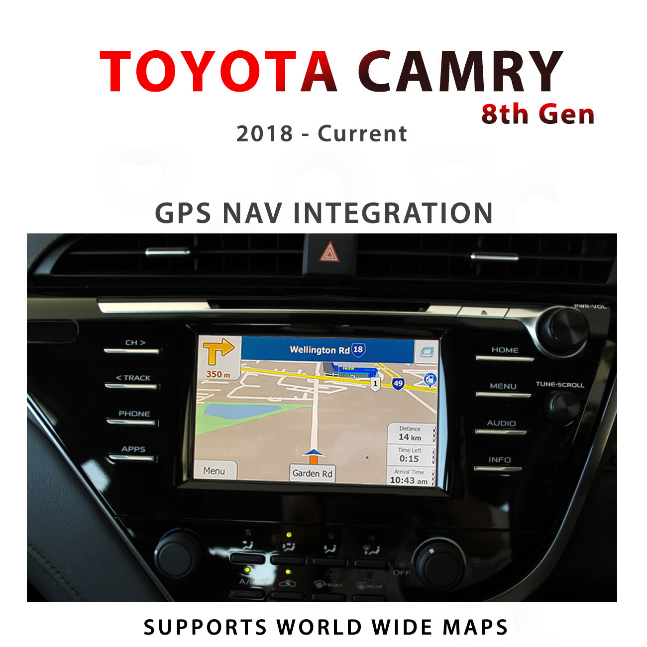 [2018+] Toyota Camry 8th Gen GPS NAV Integration