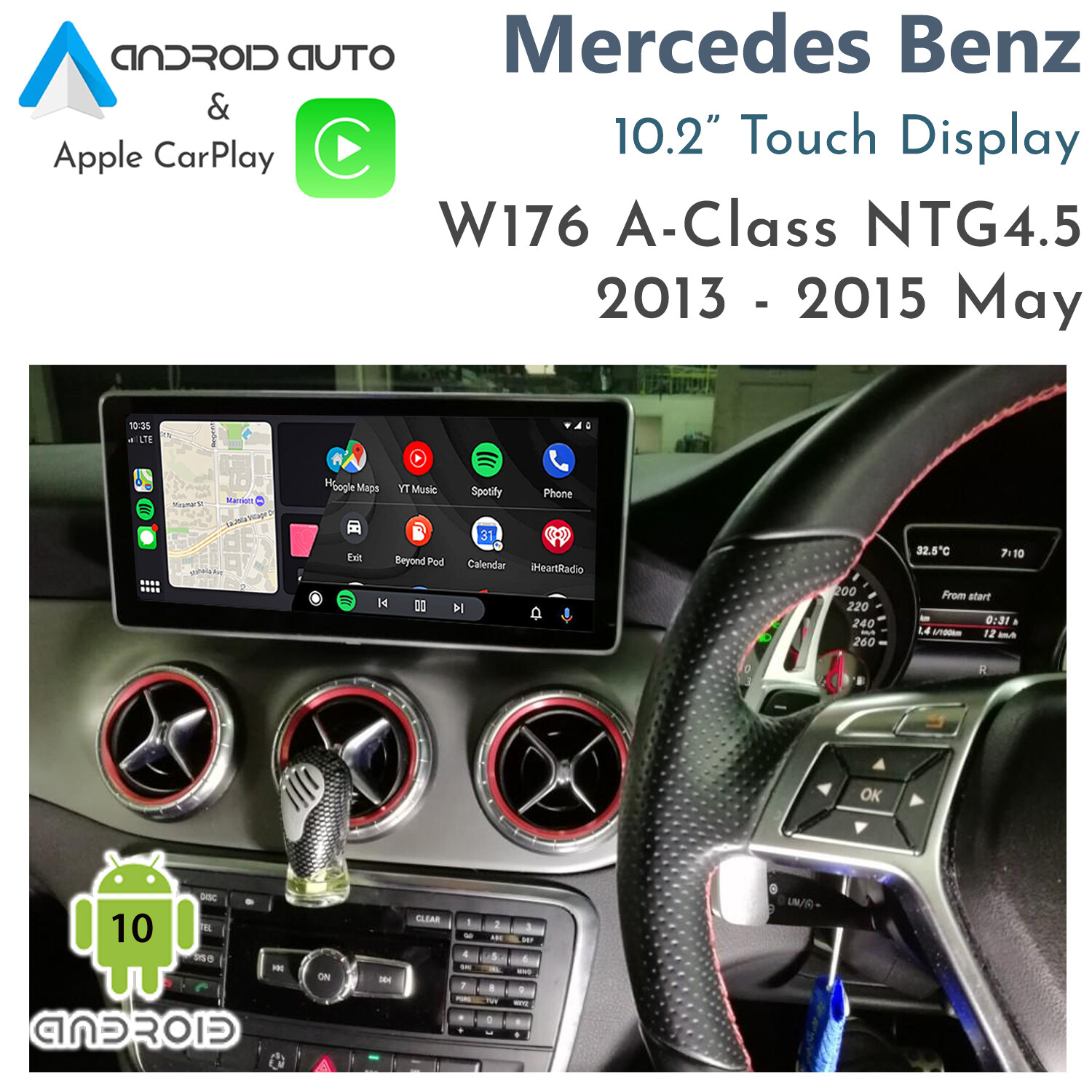 Carplay мерседес w204