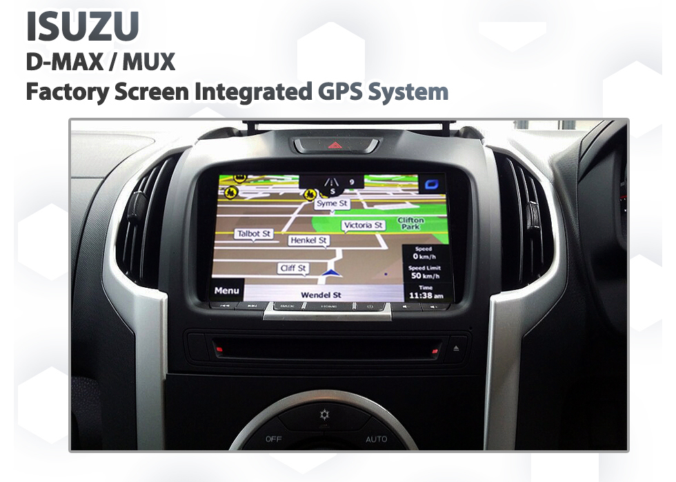 [MY15.5 ] ISUZU DMAX / MUX LSU Factory Audio Integrated GPS