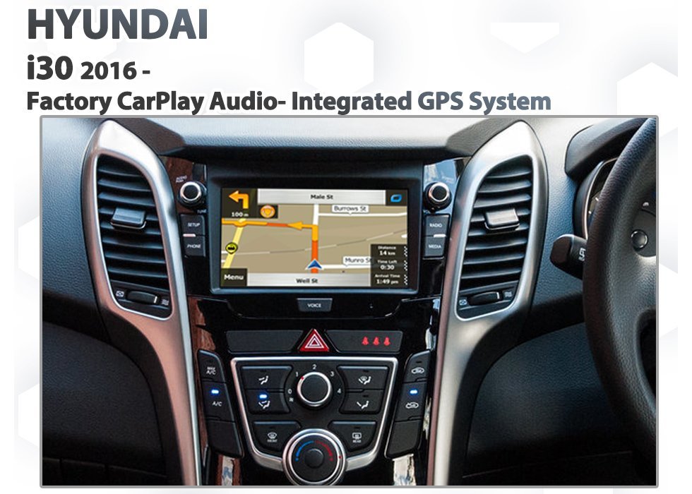 [20162018] Hyundai i30 Factory Audio Integrated GPS Navigation system