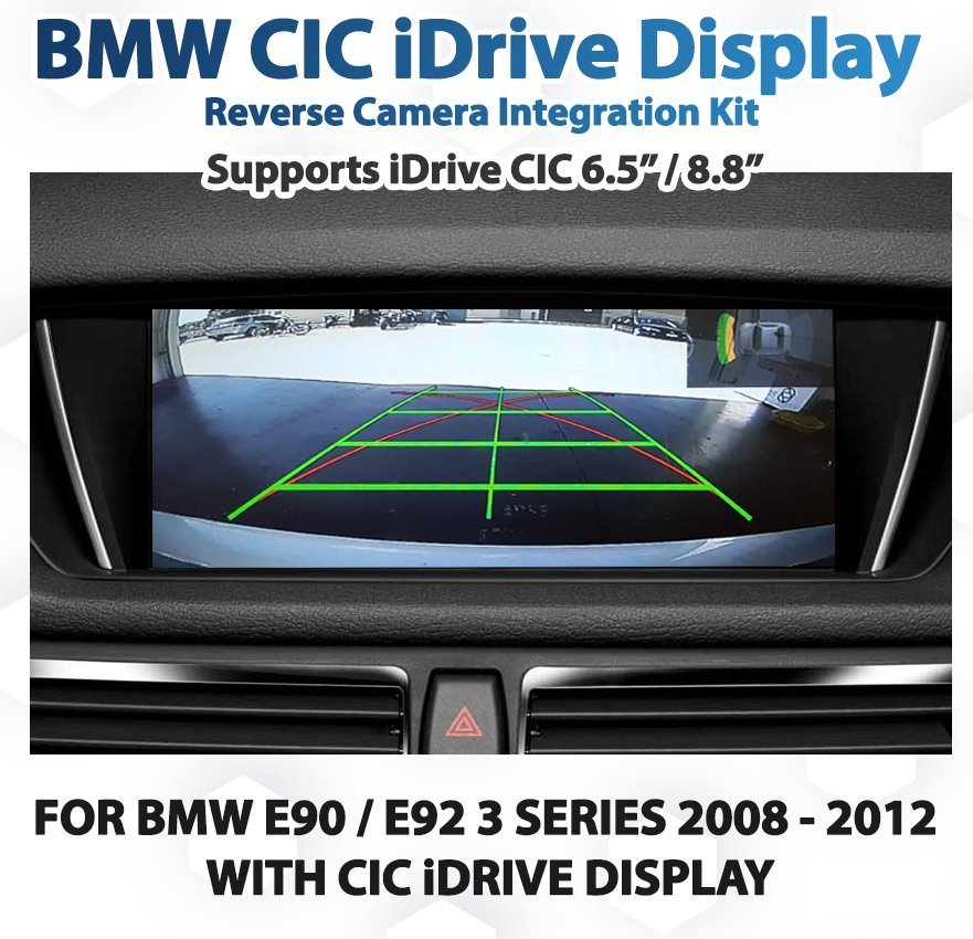 BMW E90 3 Series Reverse Camera Integration CIC iDrive