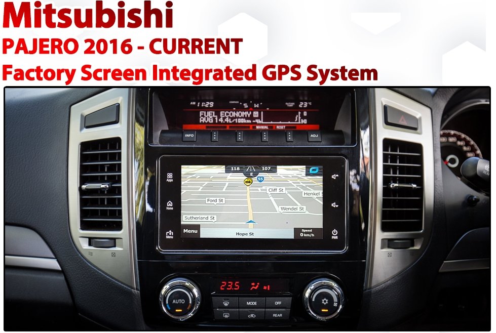 [2016+]Mitsubishi Pajero Factory Audio Integrated GPS Navigation system