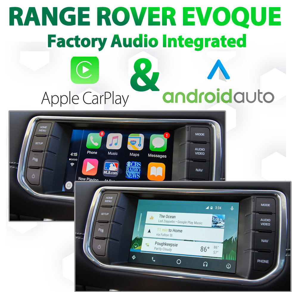 Range Rover Evoque 2012 2016 Factory Audio Integrated Android Auto