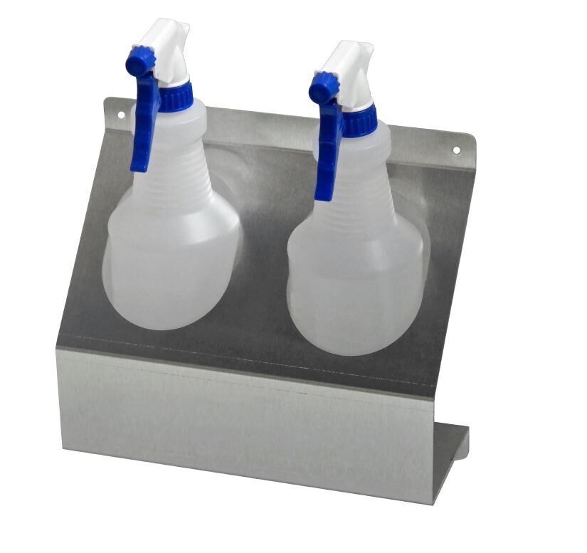 Aluminum Double Spray Bottle Holder Store FPM Metals