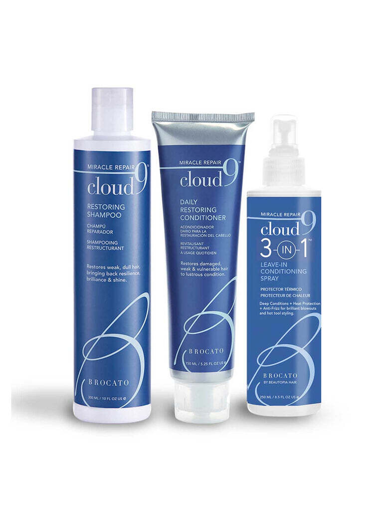 BROCATO CLOUD 9 MIRACLE REPAIR BUNDLE RESTORING SHAMPOO + CONDITIONER