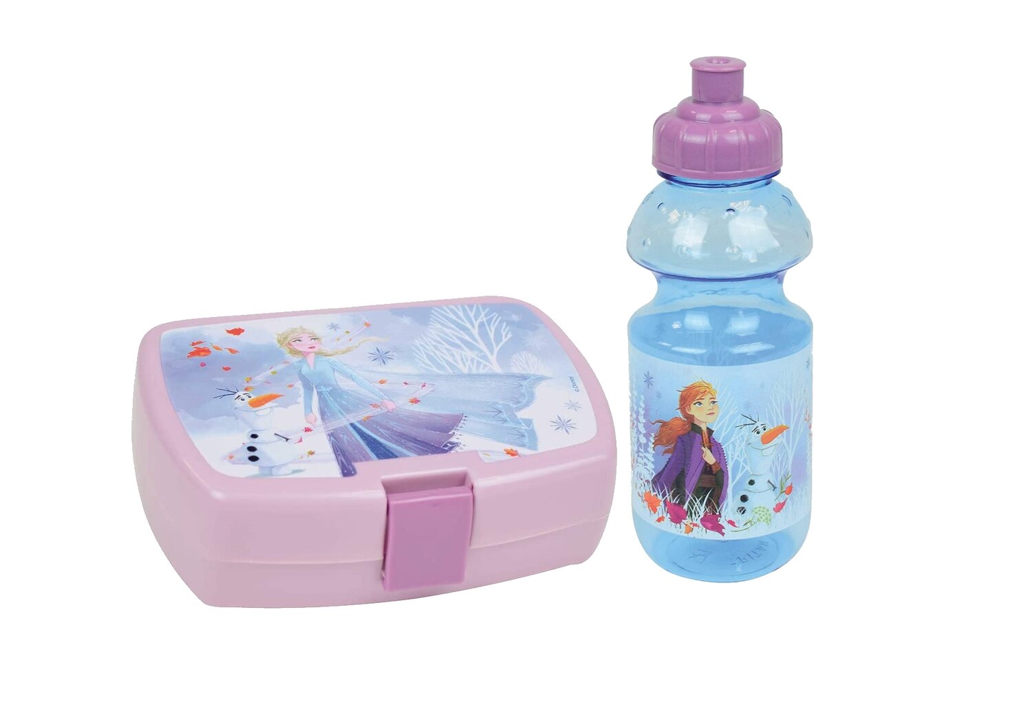 DISNEY REINE DES NEIGES - Ensemble goûter 2 pièces (boite goûter, gourde)