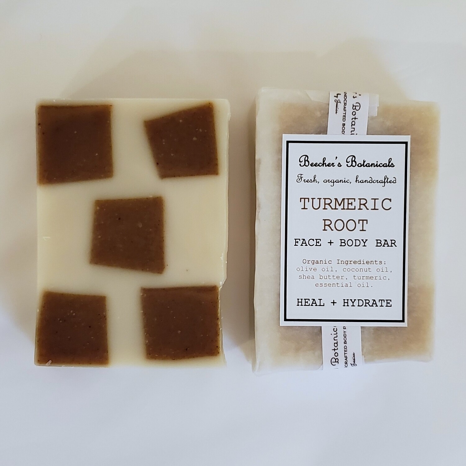 ORGANIC TURMERIC SOAP BAR Beecher's Botanicals
