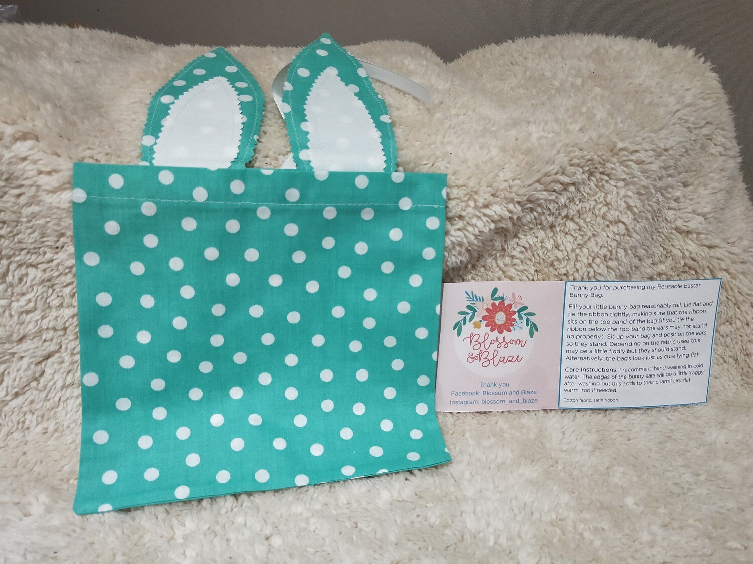 Blossom & Blaze Bunny Easter Bag 3