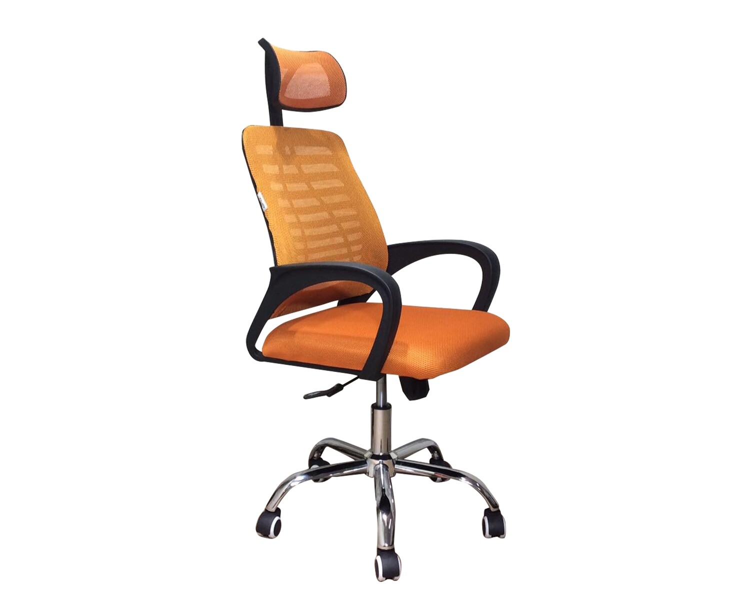 Ofix Deluxe43 High Back Mesh Office Chair (Orange, Red, White+Pink)