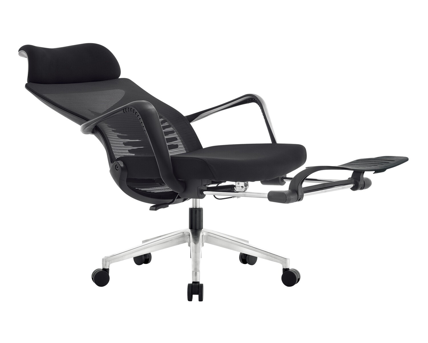 Ofix Bionic Spine Support Chair w/ Footrest (Black, Red)