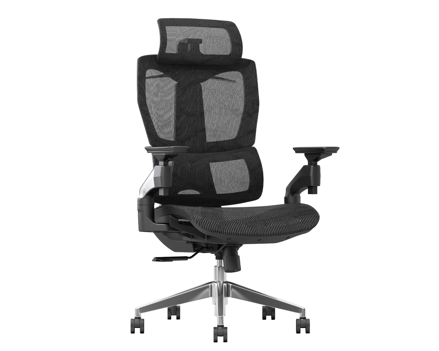 XTM KoreanV1 XL Ergonomic Office Chair (4D Armrest) (Black) (2 Years