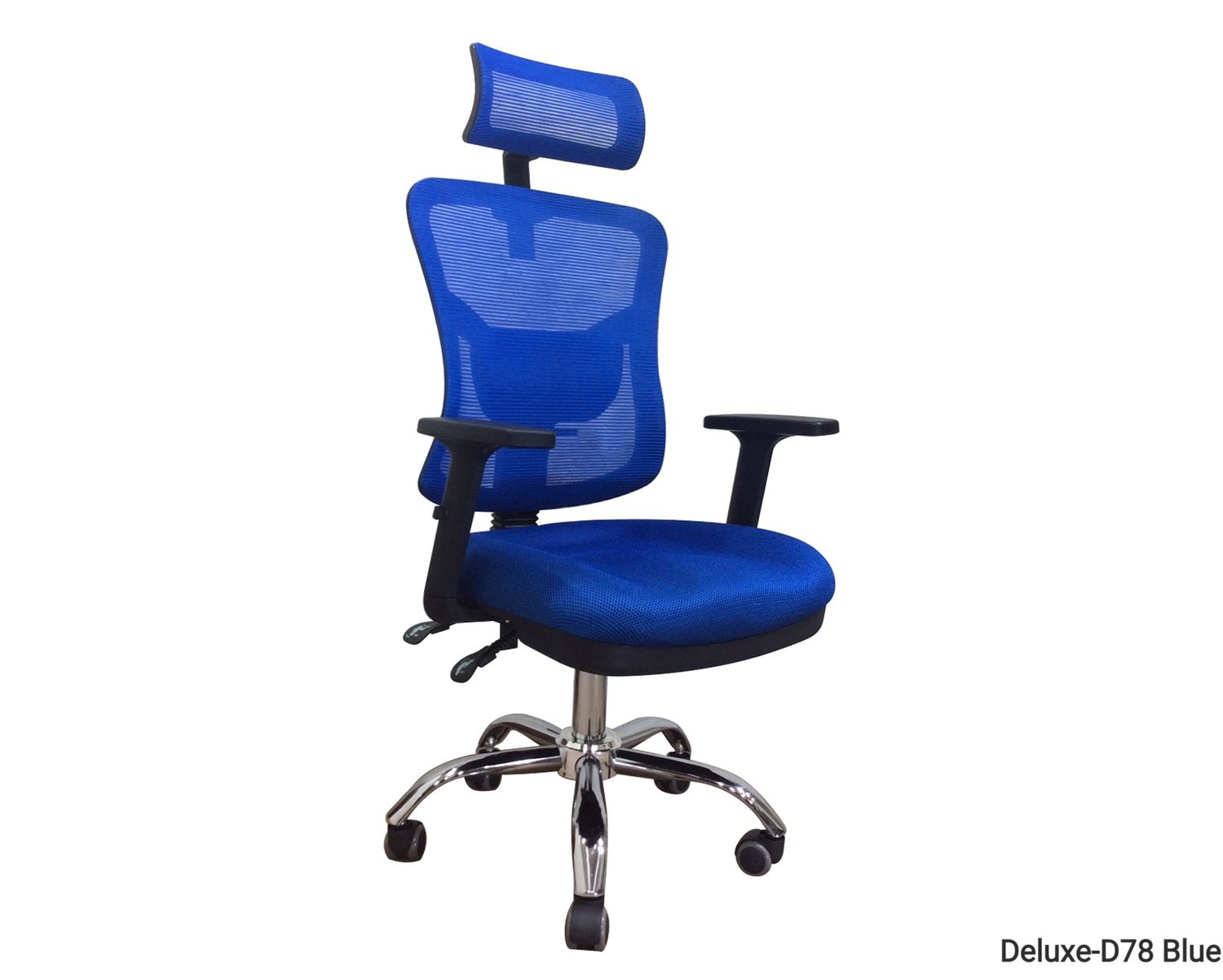 Ofix DeluxeD78 High Back Mesh Chair (Blue)