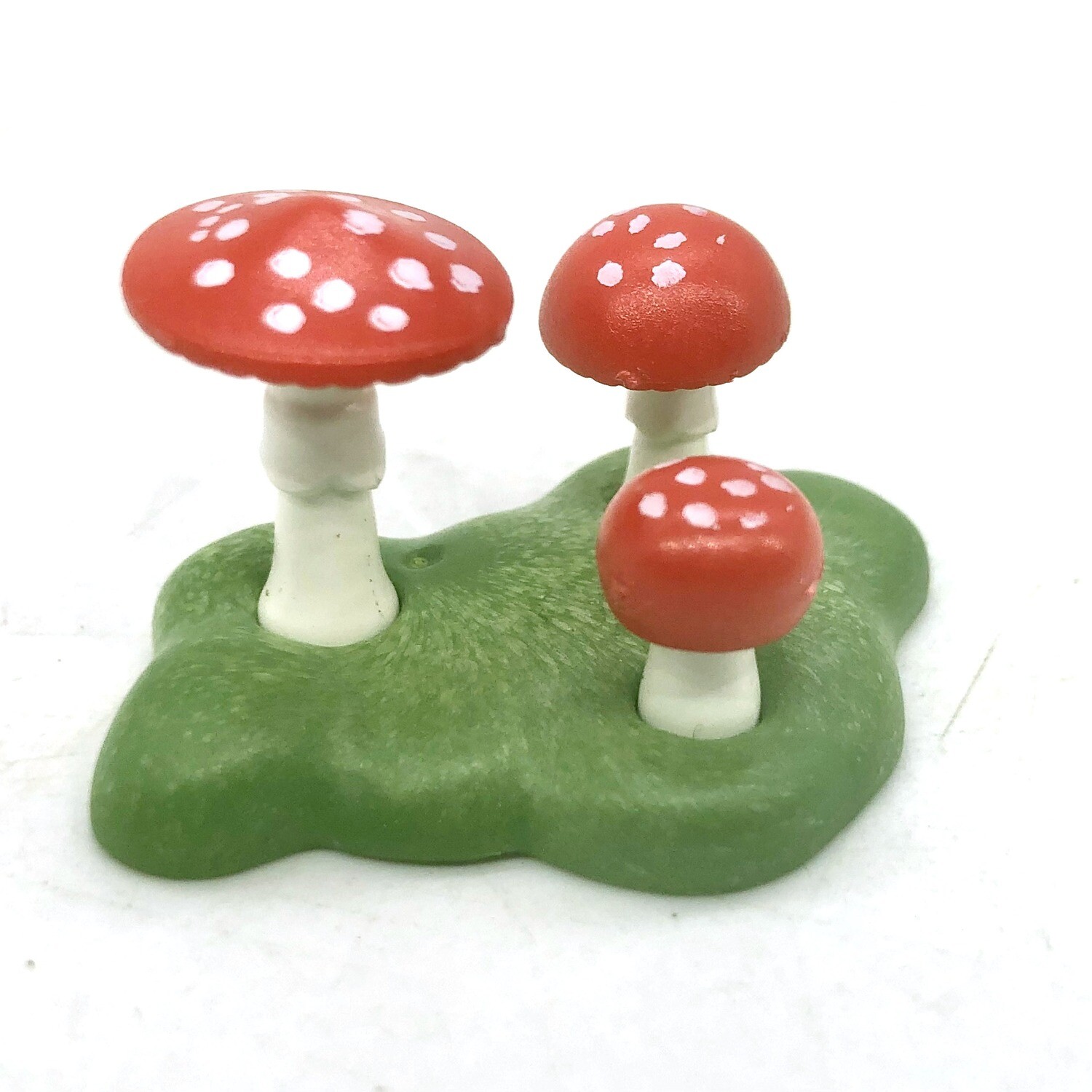 Accessoire PLAYMOBIL Champignon Vert Avec Végétation - Occasion - Pour Agrandir Un Univers De Jeu