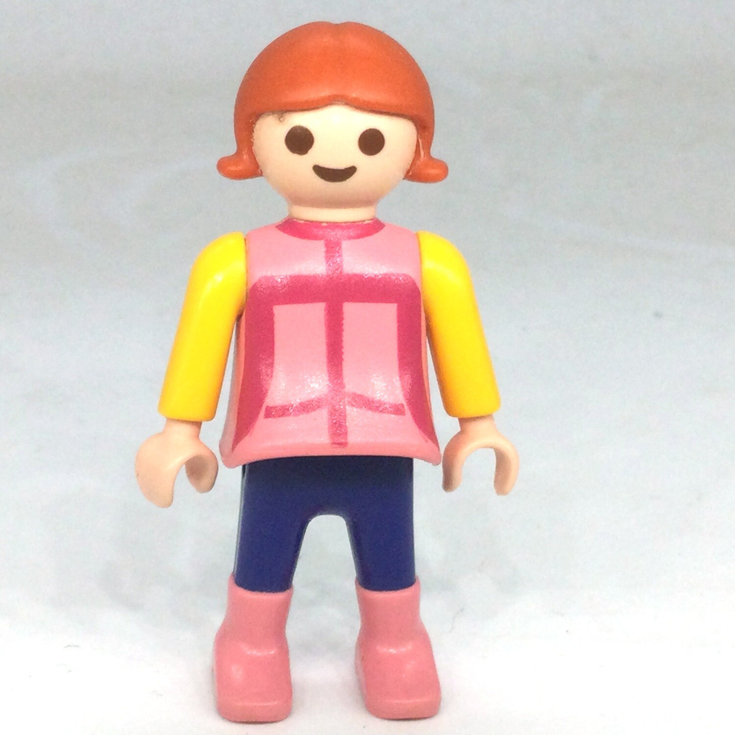 Figurine Playmobil Fille Anniversaire - Réf. 5511 - Jouet D'Occasion - Couleur Verte