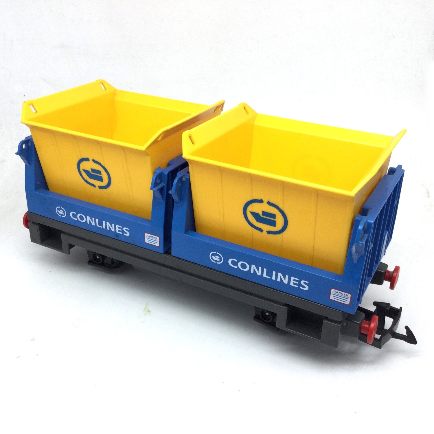 Lot De Rails Playmobil + Wagon Charbon + Adaptateur Ferroviaire - Occasion