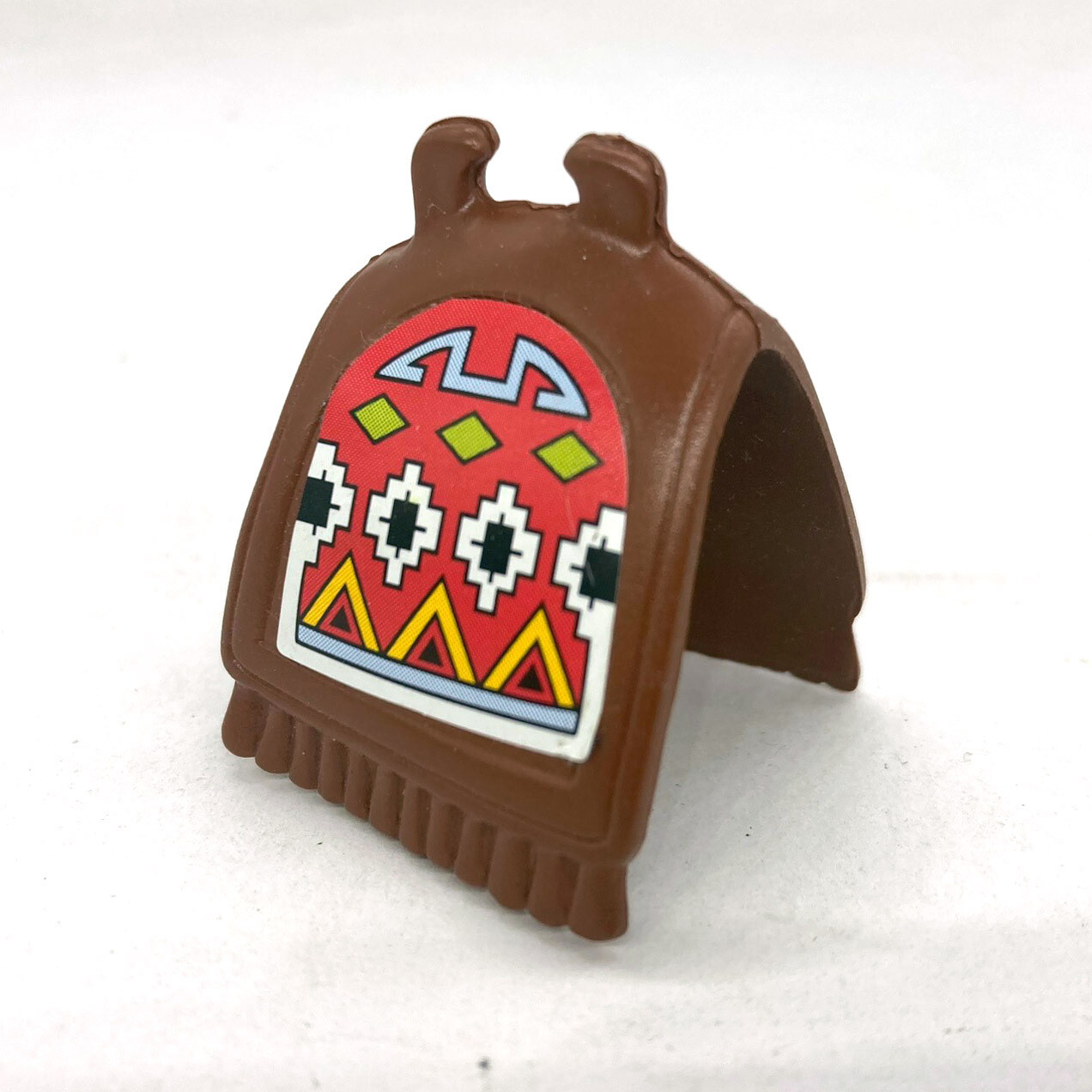 Accessoire Playmobil : Couverture Rouge Pour Cheval - Thème Ferme, équitation, Ranch - Occasion