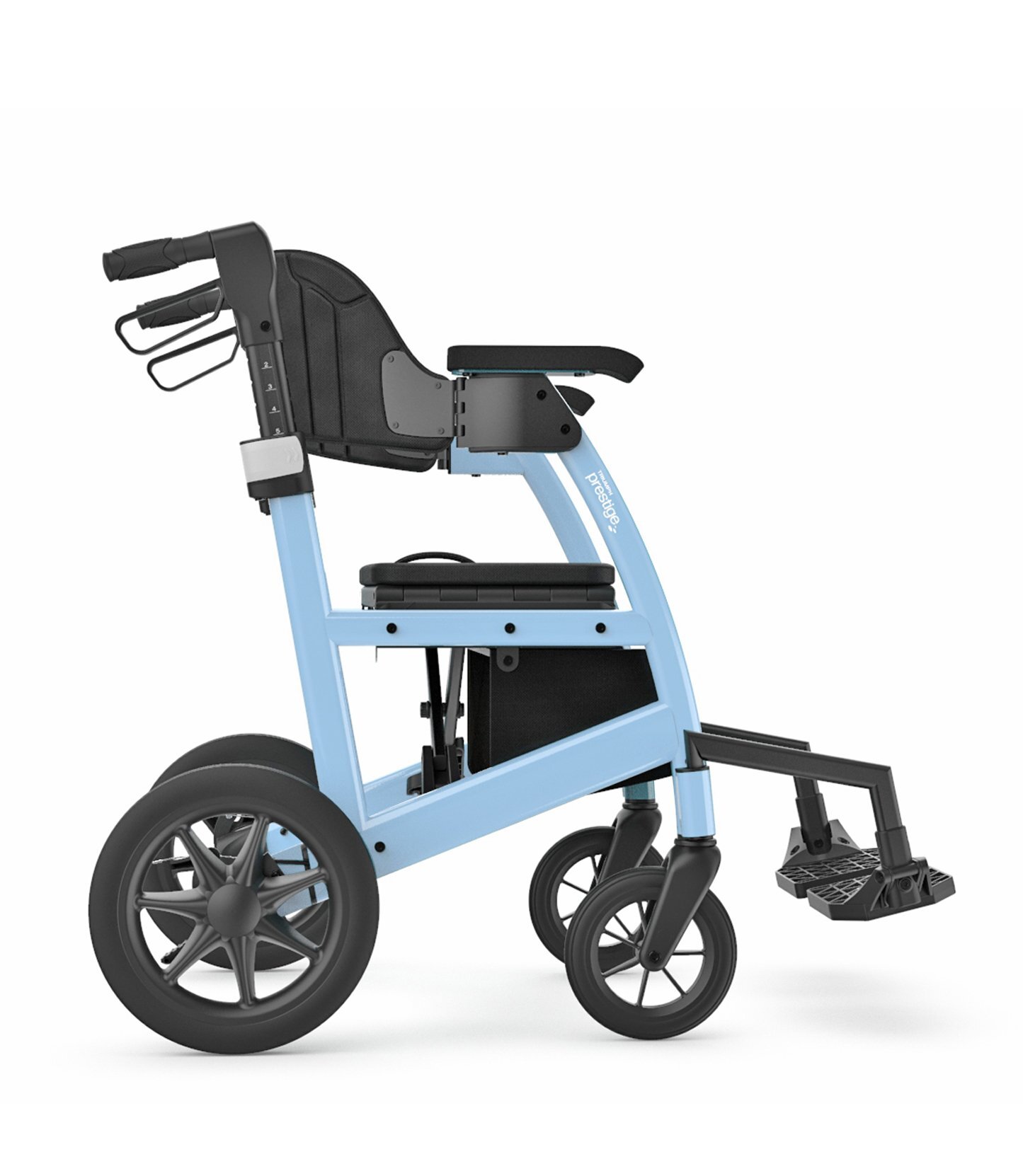 HYBRID ROLLATOR TRANSPORT CHAIR COMBO