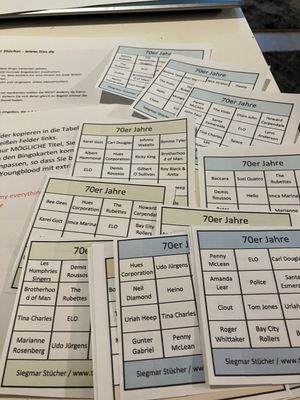 Ihr individuelles Bingo nach Ihren Vorgaben zum Individualpreis