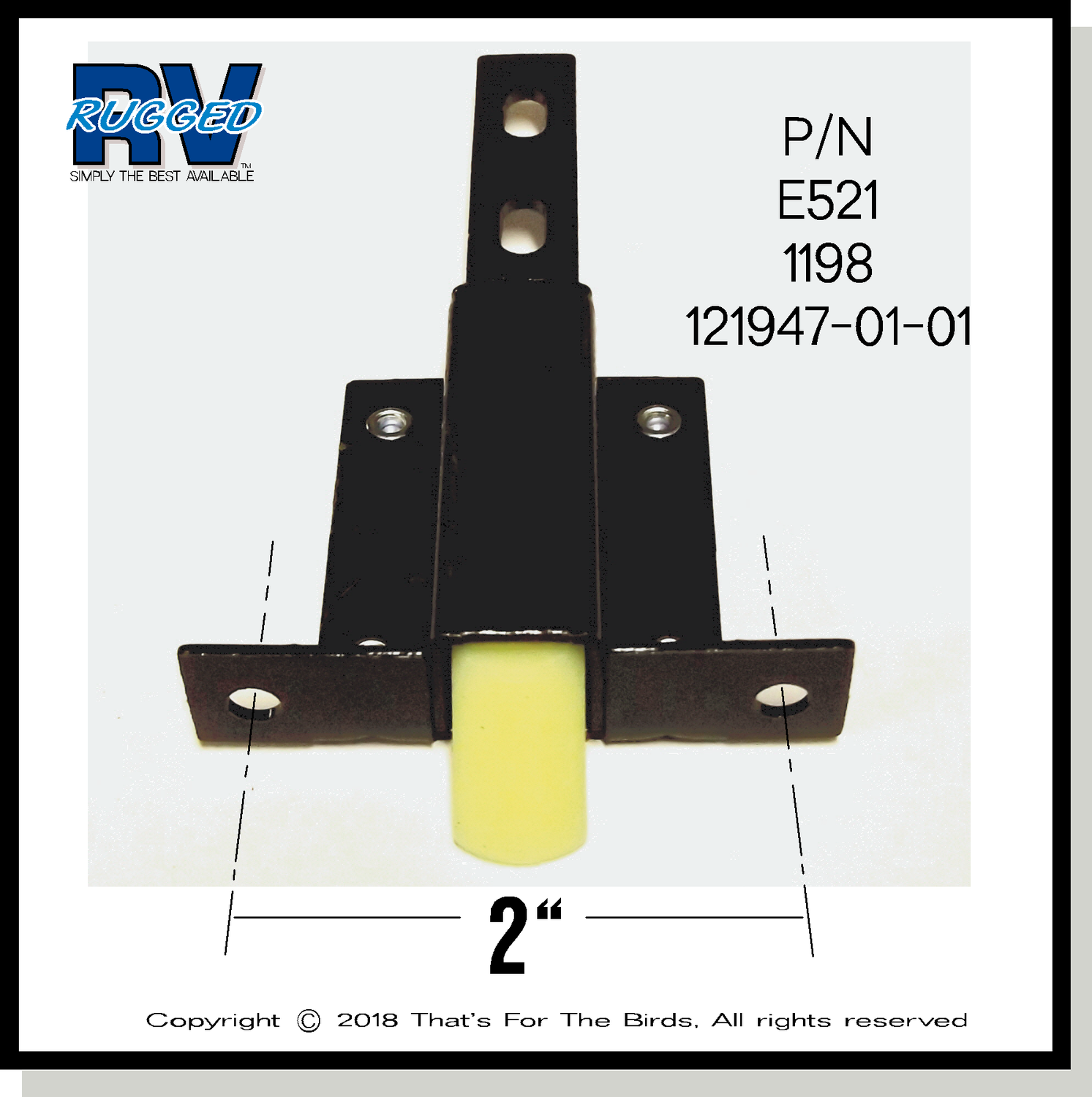 No. 1803 RV Baggage Door Trigger Slam Latch 2" E521