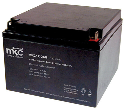 KIT BATTERIA CICLICA Al Piombo 12V 14Ah Per Biciclette Elettriche No