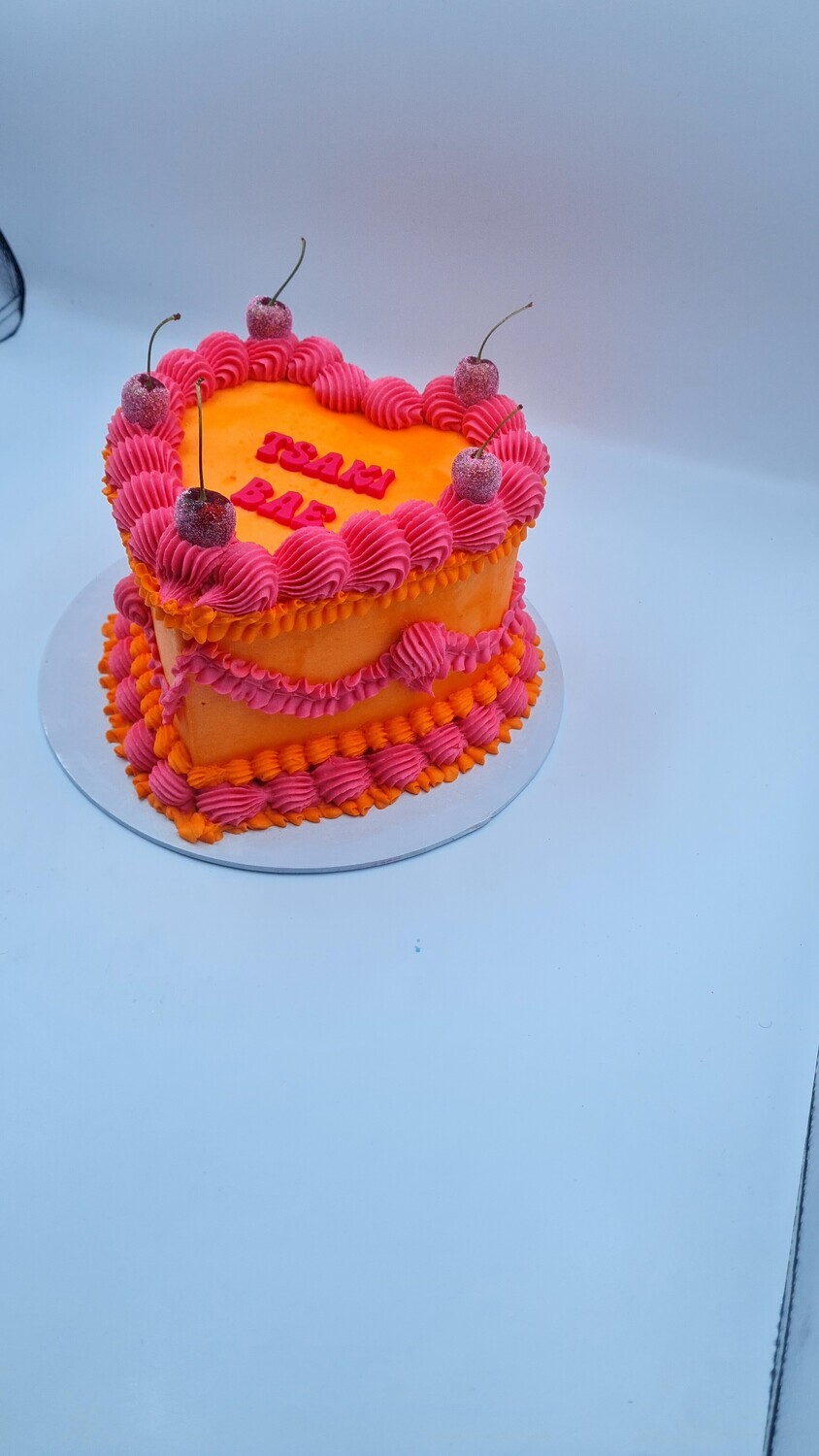 Black Heart Cake 18cm Glucose Lane Glucose Lane Bakery