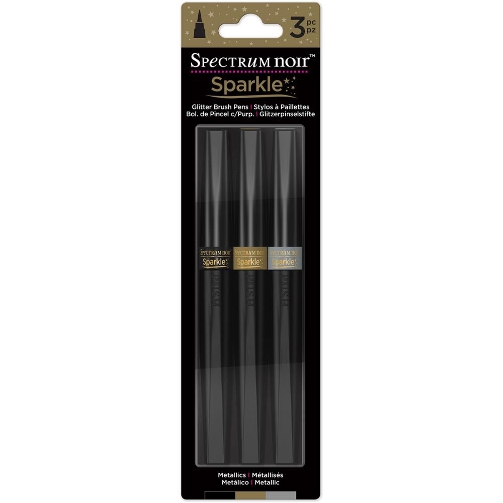 Crafter's Companion METALLICS Spectrum Noir Sparkle Markers 3/pk