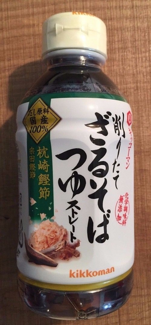 Kikkoman "Kezuritate Zarusoba Tsuyu", Tsuyu for Soba, 300ml