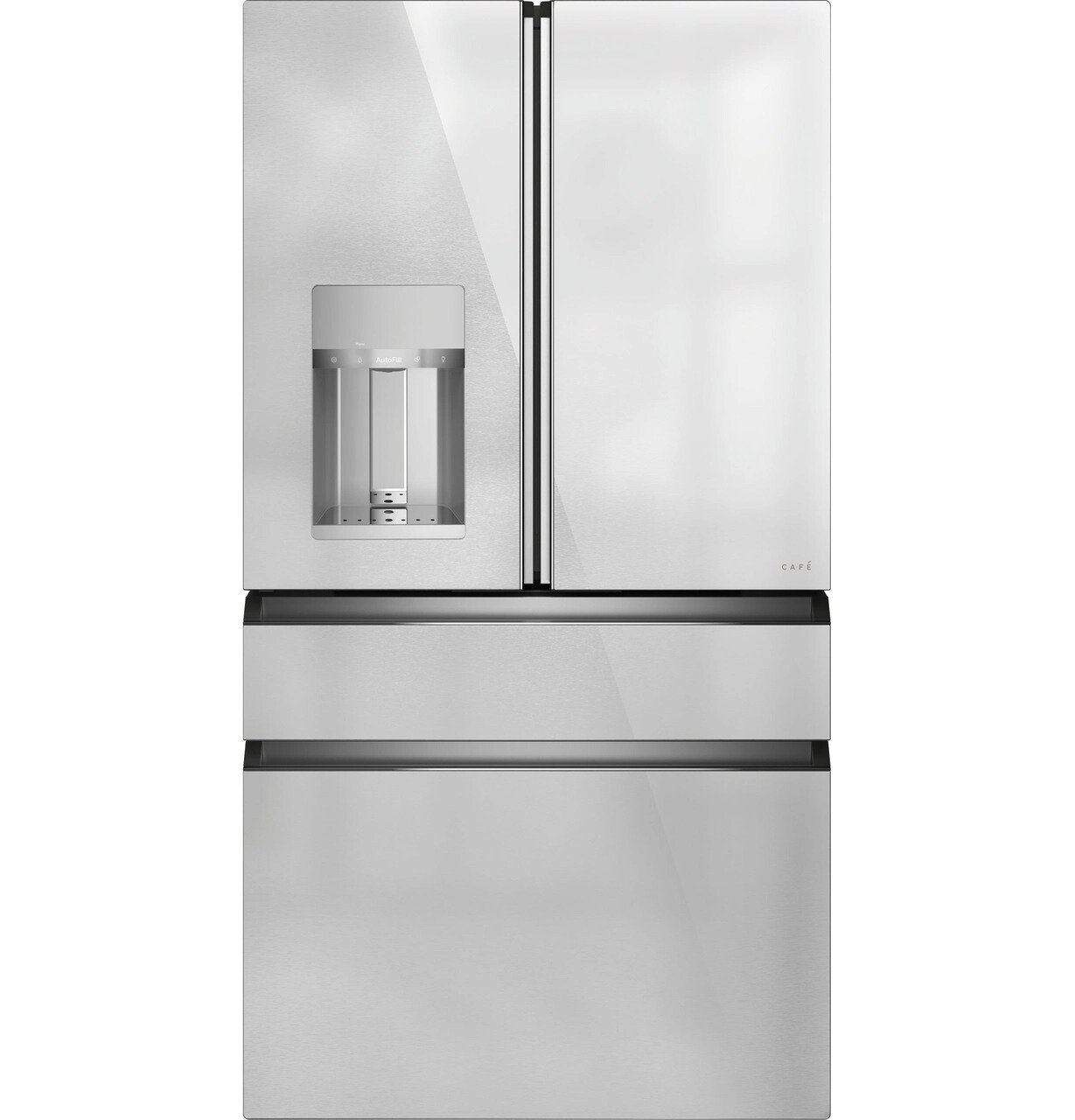 GE Café Modern Glass 27.8 Cu. Ft. 4Door French Door Smart
