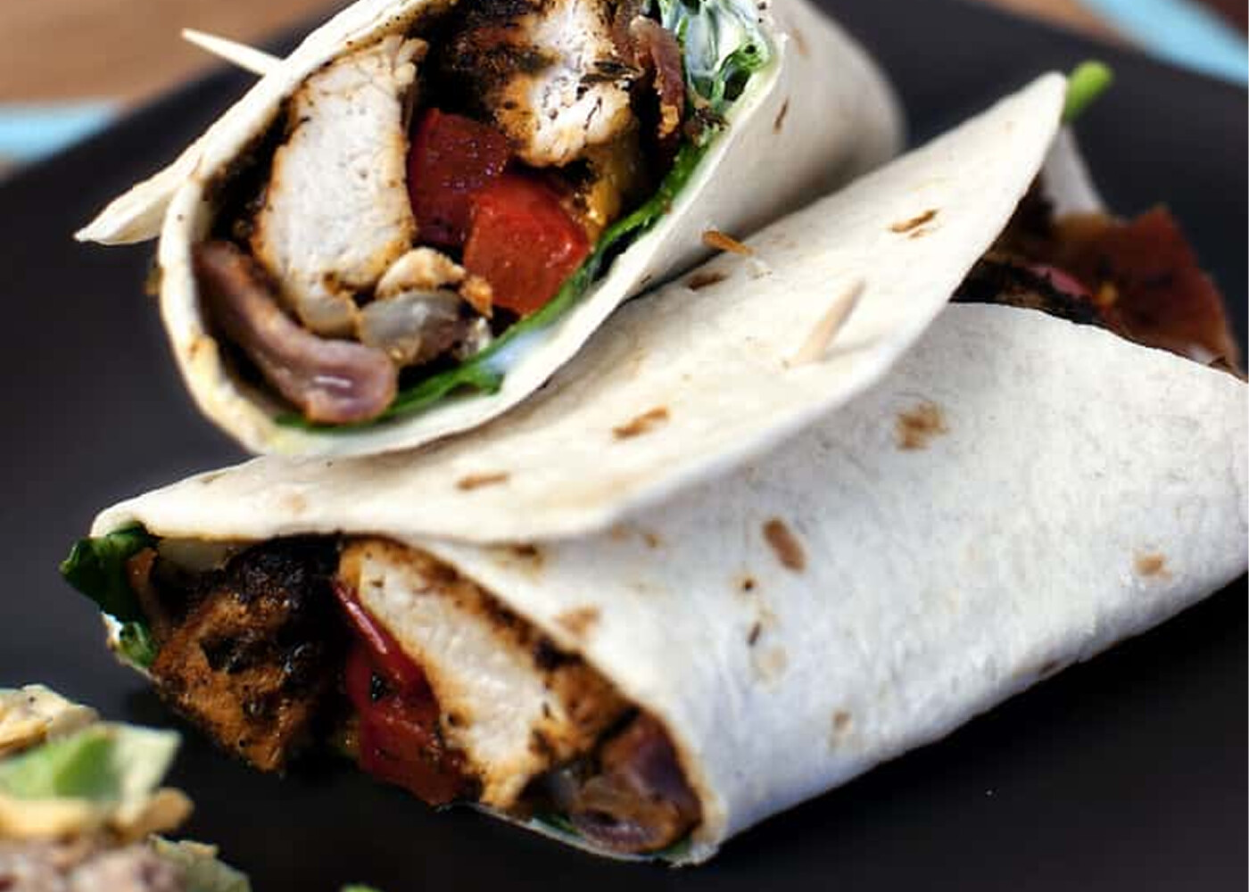 Blackened Cajun Chicken Wrap