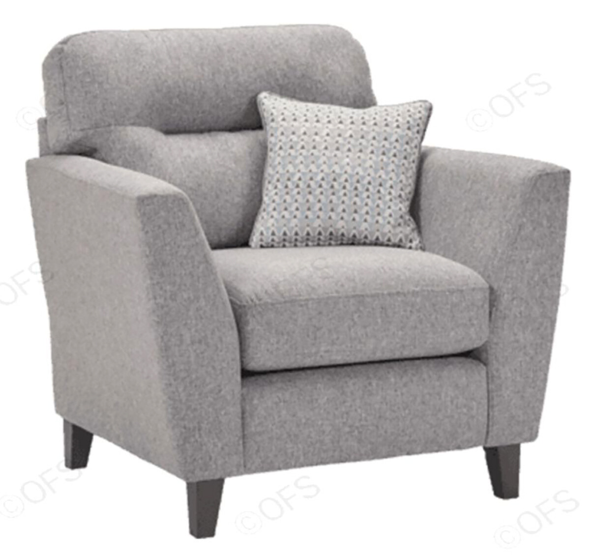 Clara Armchair Gunmetal Feet Caffreys Furniture Nationwide Delivery